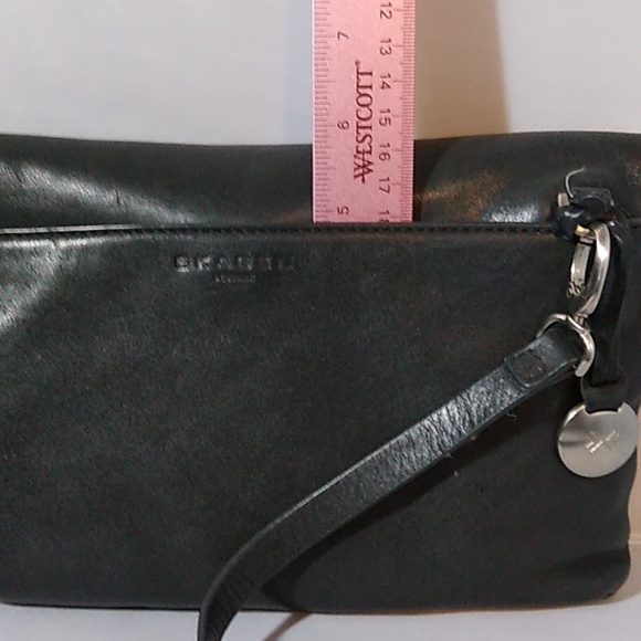 Skagen Denmark leather fold over clutch